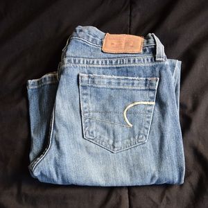 American Eagle Favorite Flare Blue Jeans - Size 0S